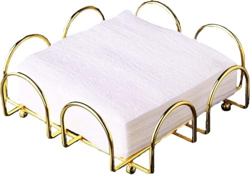 Altın Kaplama Paslanmaz Peçetelik, Çok Renkli, Medium