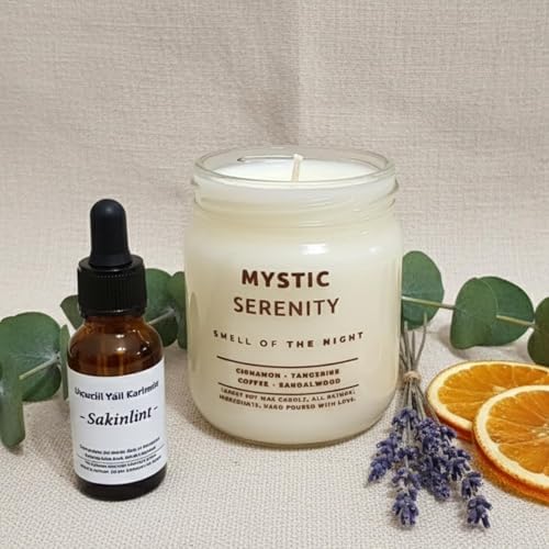 Smell of the Night 4’lü Premium Soya Mumu Seti | Calm Reflections, Wildwood, Mystic Serenity, Lovers Hill | 7 oz Cam Kavanoz | 40+ Saat Yanma | Doğal, Paraben İçermez, Hediye Seti