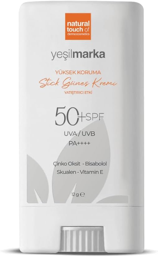 Yeşilmarka Stick Sun Screen 50 SPF Güneş Koruyucu Krem
