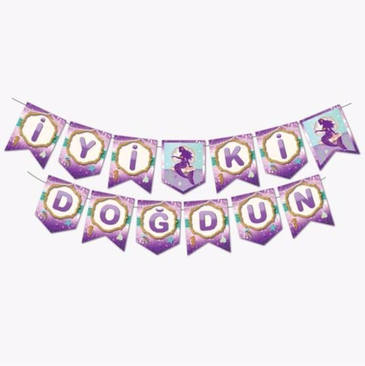 Zikzak Banner Deniz Kızı, 89654556652356