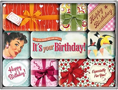 Art Say It Happy Birthday Magnet Set