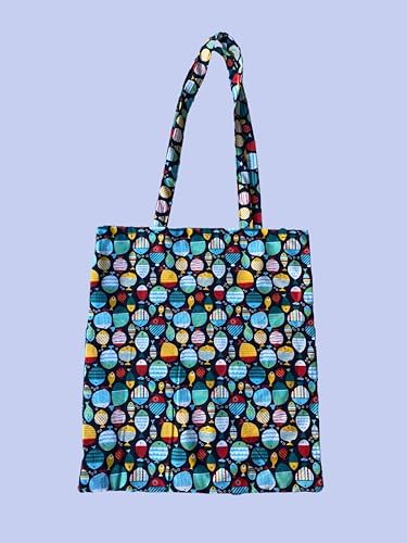 - Balık Baskılı Bez Çanta