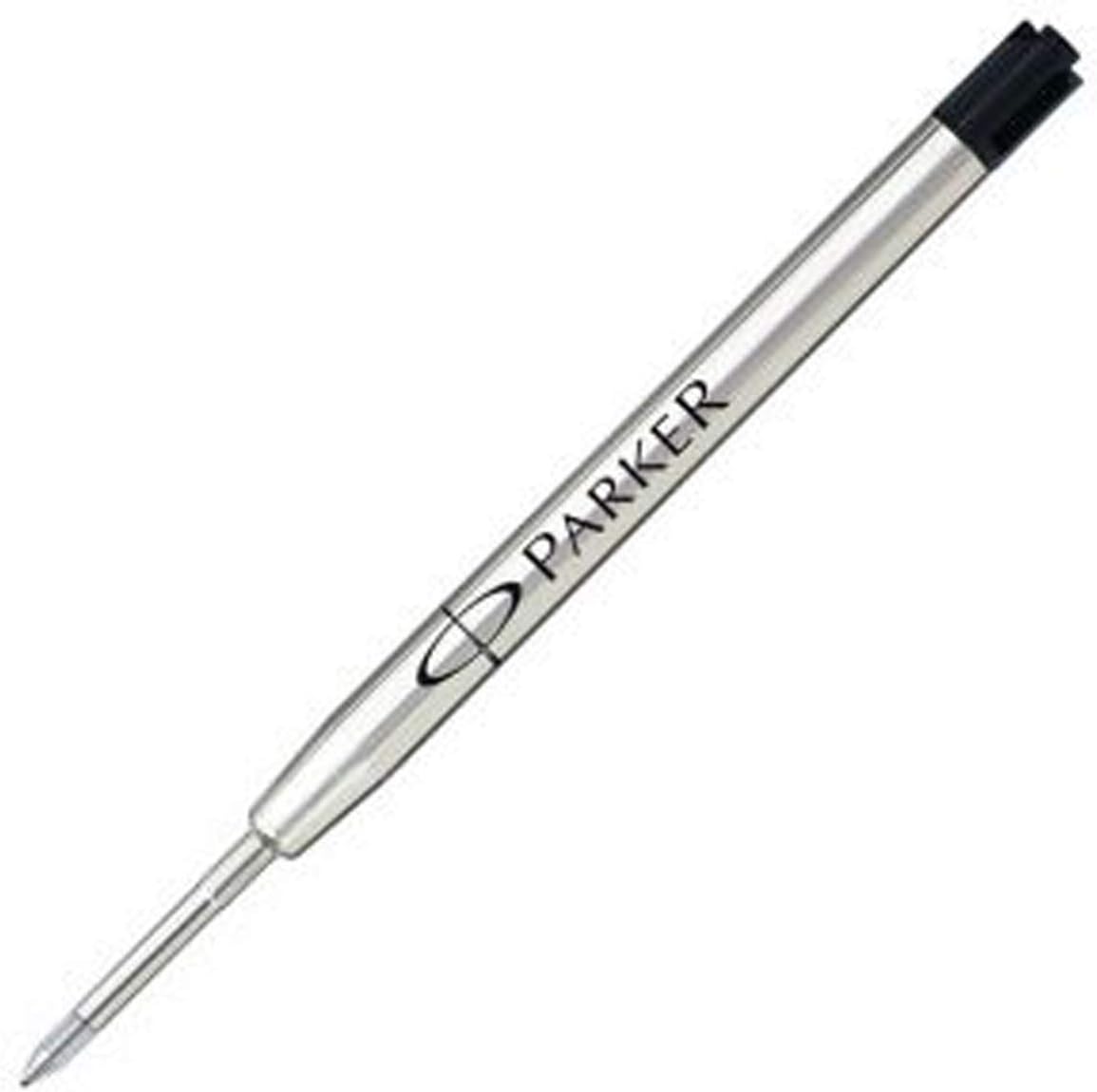 QuinkFlow S0909550 yedek kalem içi (tükenmez kalem için, orta çizgi genişliği, siyah mürekkep, tekli paket)