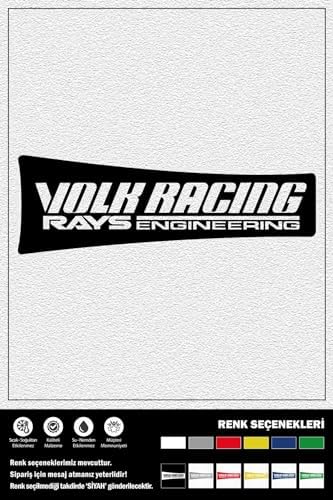 RACING RAYS ENGINEERING STICKER 18 x 6 cm