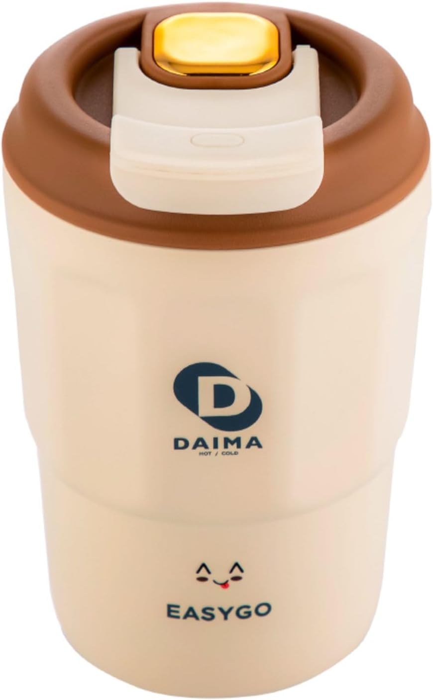 Daima EasyGo Bardak Termos Beyaz 380 ml
