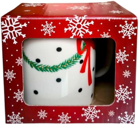 KURDELE PUANTİYELİ DESENLİ PORSELEN KUPA