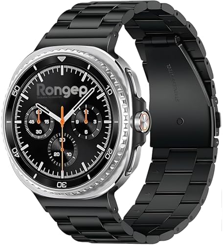 ile Uyumlu  Baklalı Çelik Kordon Galaxy 8 44mm/40mm/ 46mm için Katlanır Toka Mekanizmalı Galaxy 8 Kordonu Paslanma Yapmayan Metal Kordon