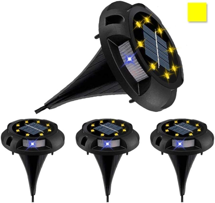 4'lü Solar Enerjili Bahçe Işıklandırmak için Lamba Dış Mekan Işık Uygun Güneş Enerjili Aydınlatma Piknik Kamp Tatil için Bahçe,, Havuz Kenarı Aydınlatması | MZ-507