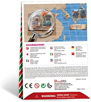 Cubicfun CUB/W3132H 3D 39 Parça Puzzle Çin Mantı Restoranı