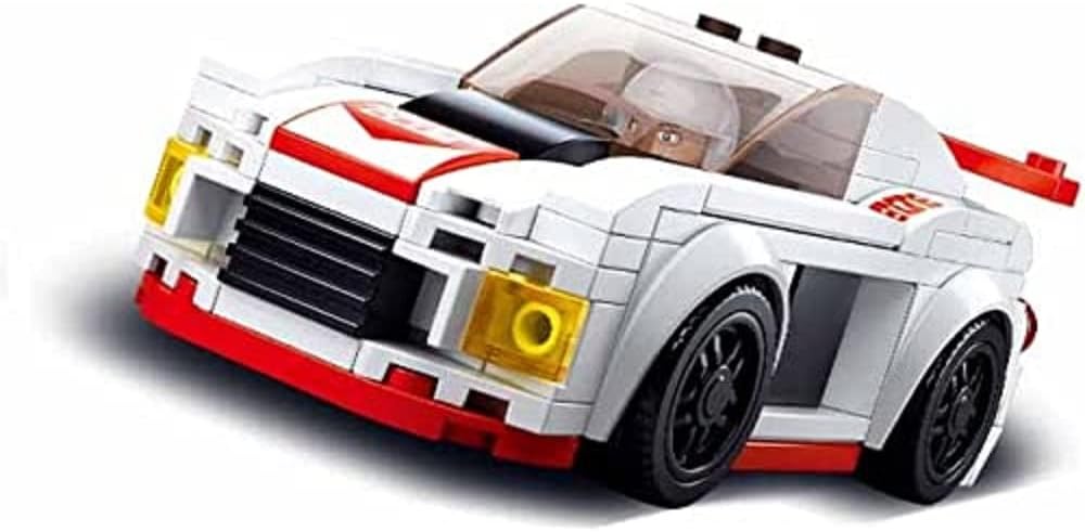 Car Club Yarış Arabası, Beyaz Yapım Seti, 152 Parça