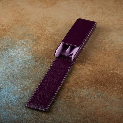 DERİ KALEMLİK - MOR