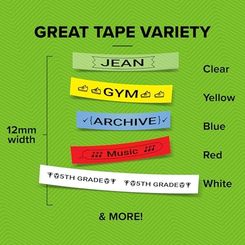 S0718850, LetraTag Ütü Transfer Şerit (12 mm x 2 mt), Beyaz