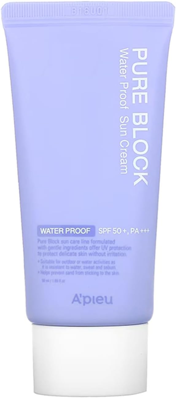 A'PIEU Ter ve Suya Dayanaklı Güneş Kremi A'PIEU Pure Block Water Proof Sun Cream SPF50+/PA+++ 50ml