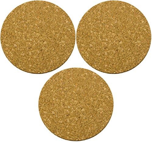 Heat nihale aus mantar mantar altlık altlık, Kahverengi, 19 x 19 x 1 cm