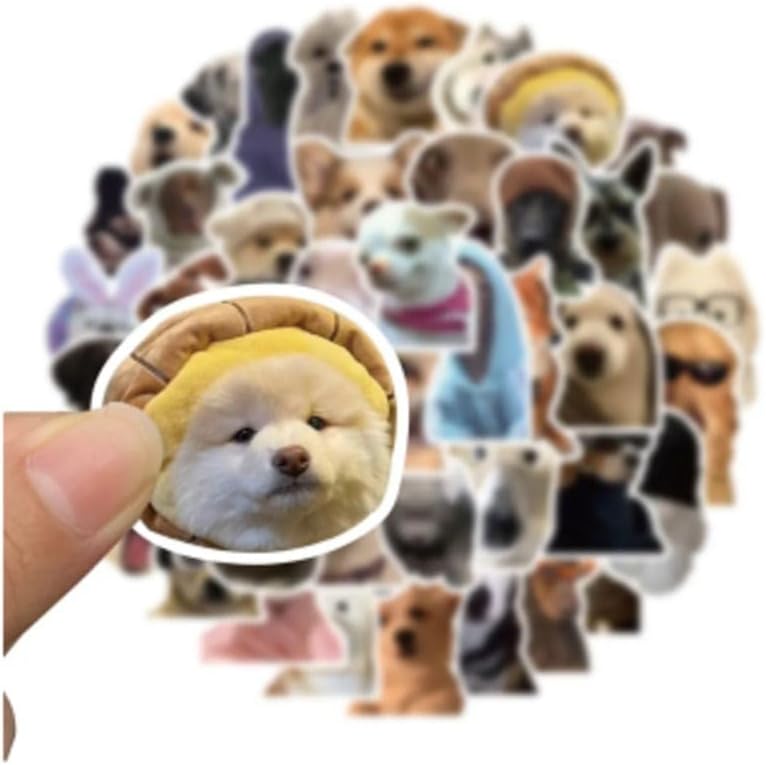 Sevimli Köpek Çıkartmaları Laptop Notebook Tablet S