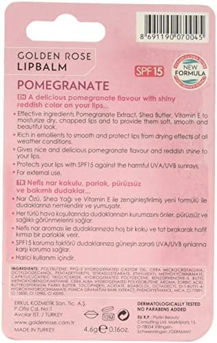 Golden Rose Lip Balm Dudak Bakım Kremi Pomegranate SPF 15 No:08