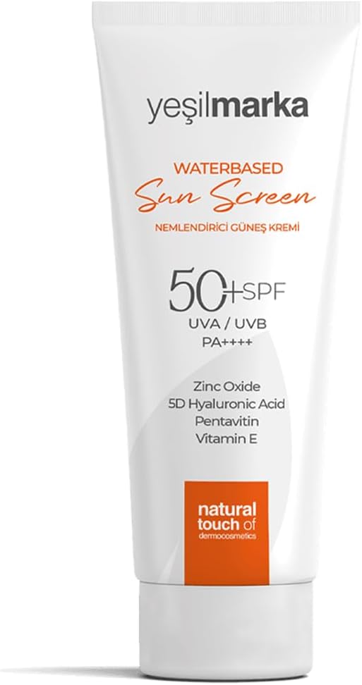 Yeşilmarka Water Based Moisturizing Sun Screen 50 SPF Güneş Koruyucu Krem