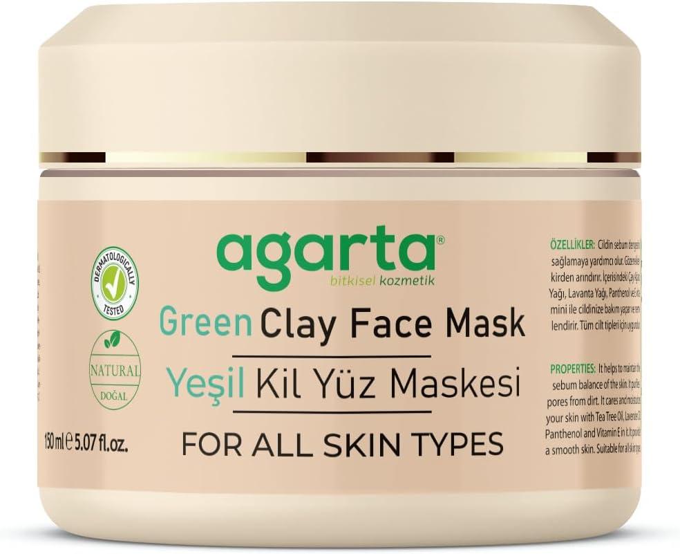 Agarta Doğal Yeşil Kil Maskesi 150 ml