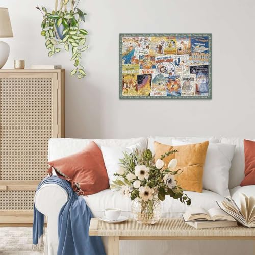 , 1000p Puzzle Poster, Yetişkin Puzzle