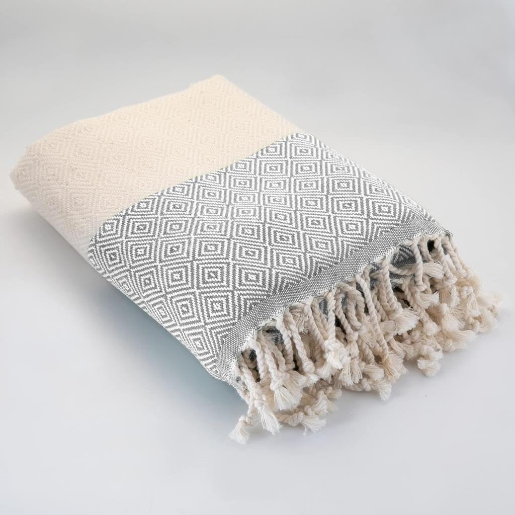 Ekonomik Pamuk Banyo Havlusu Açık Gri