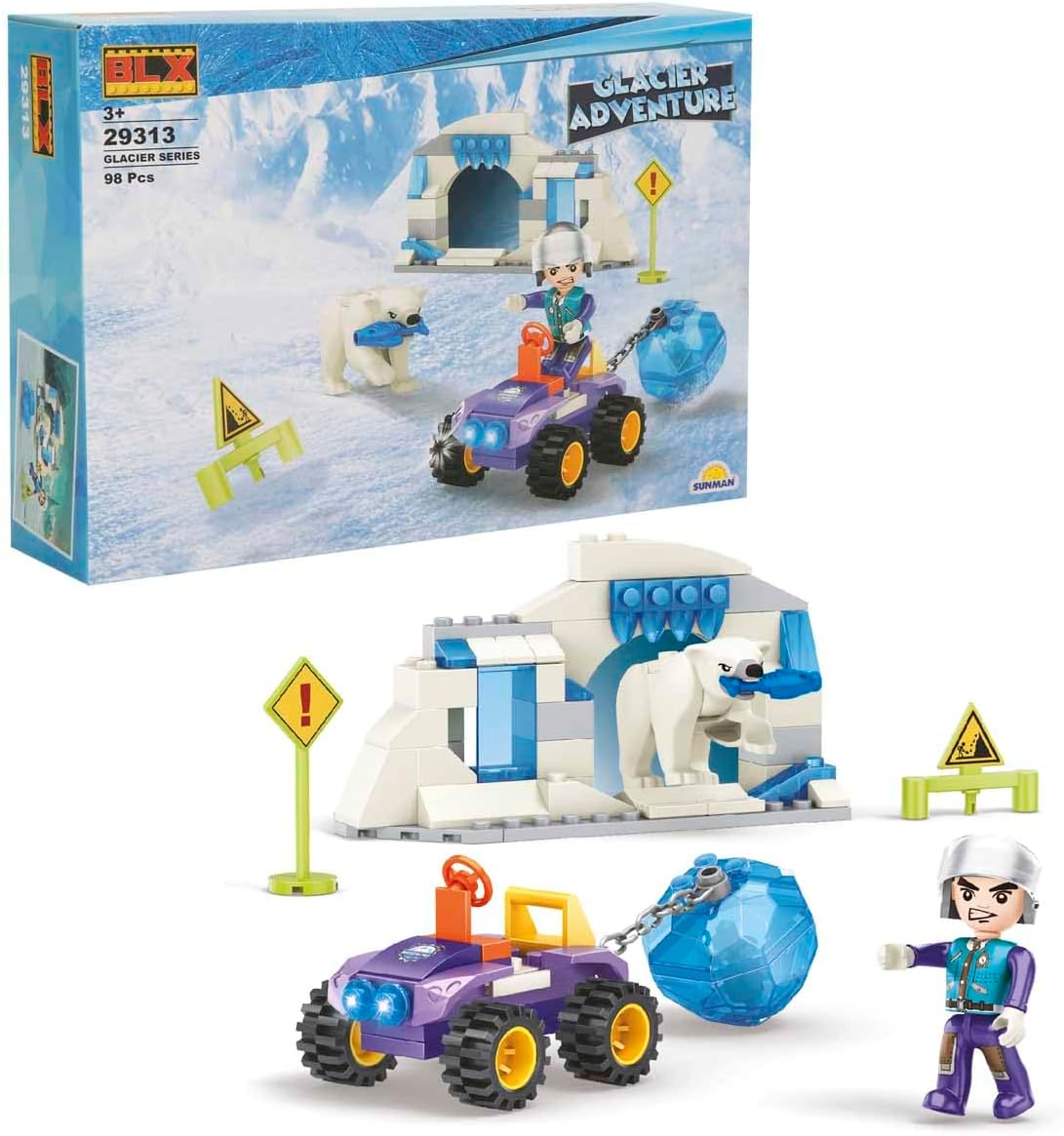 Glacier Adventure Set 1 Figürlü 98 Parça