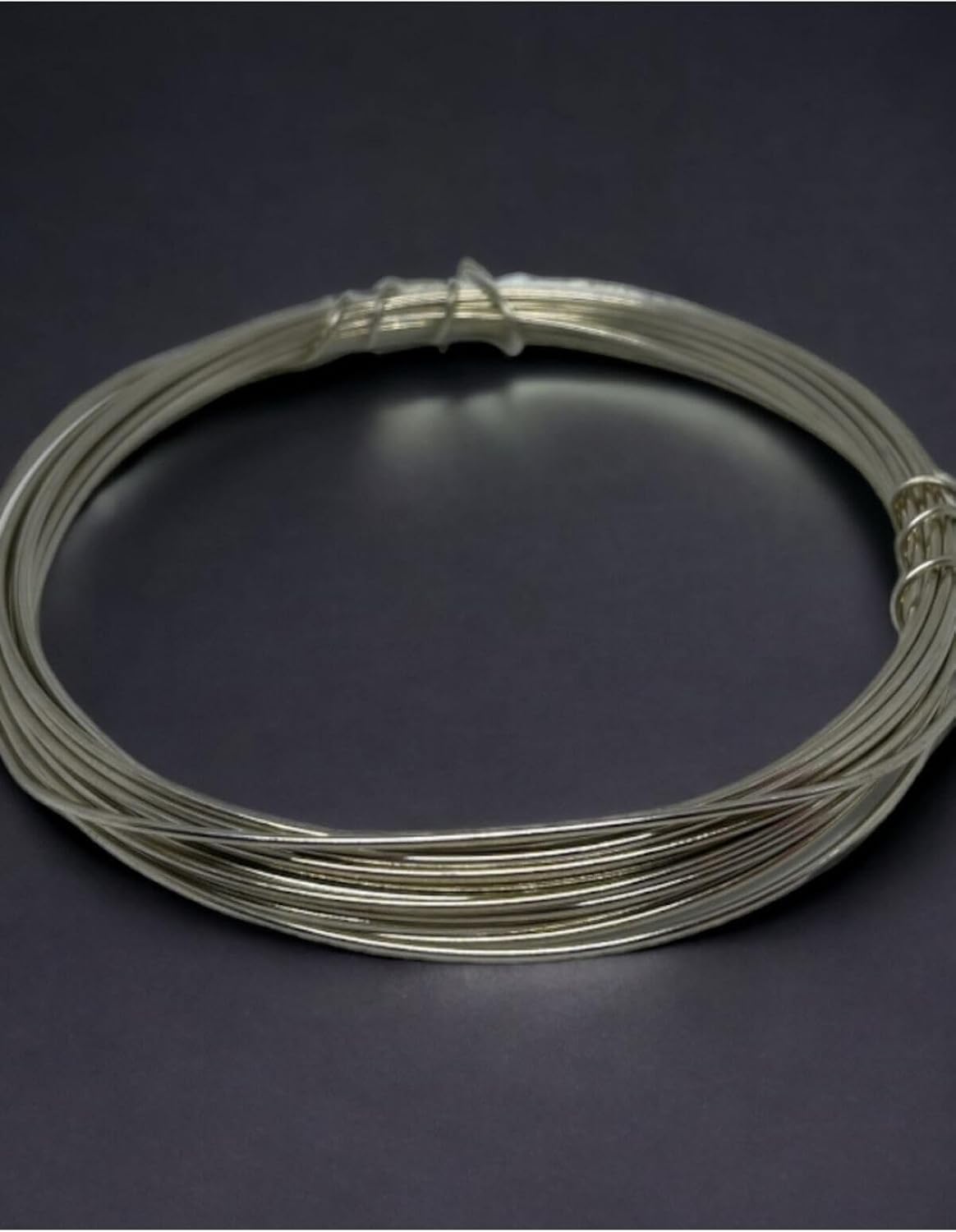 filografi 1mm- 30gr - (4-5 METRE ARASI) Gümüşlü Bakır Tel