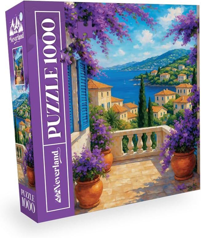 1000 PARÇA - BOUGAINVILLEA SEA VIEW (BEGONVİLLİ DENİZ MANZARASI)