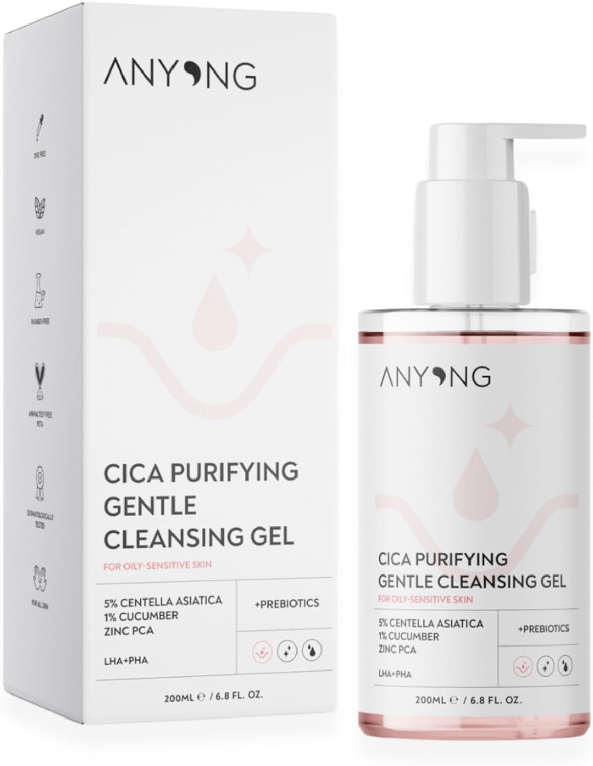 Anyong Arındırıcı Yüz Temizleme Jeli - Karma, Yağlı Ve Hassas Sivilce Karşıtı Yüz Yıkama Jeli 200 ml