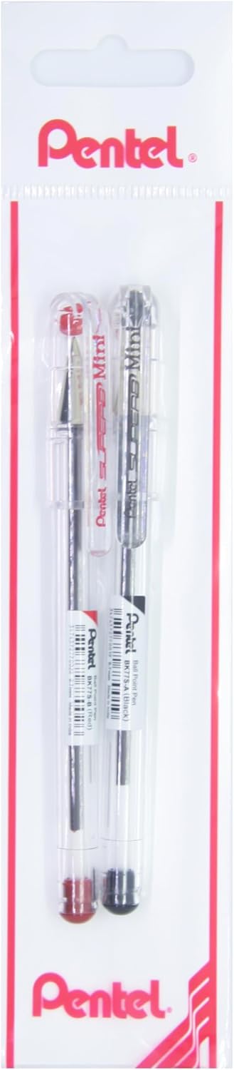 0.7 mm Yağ Bazlı Roller Kalem SİYAH-KIRMIZI