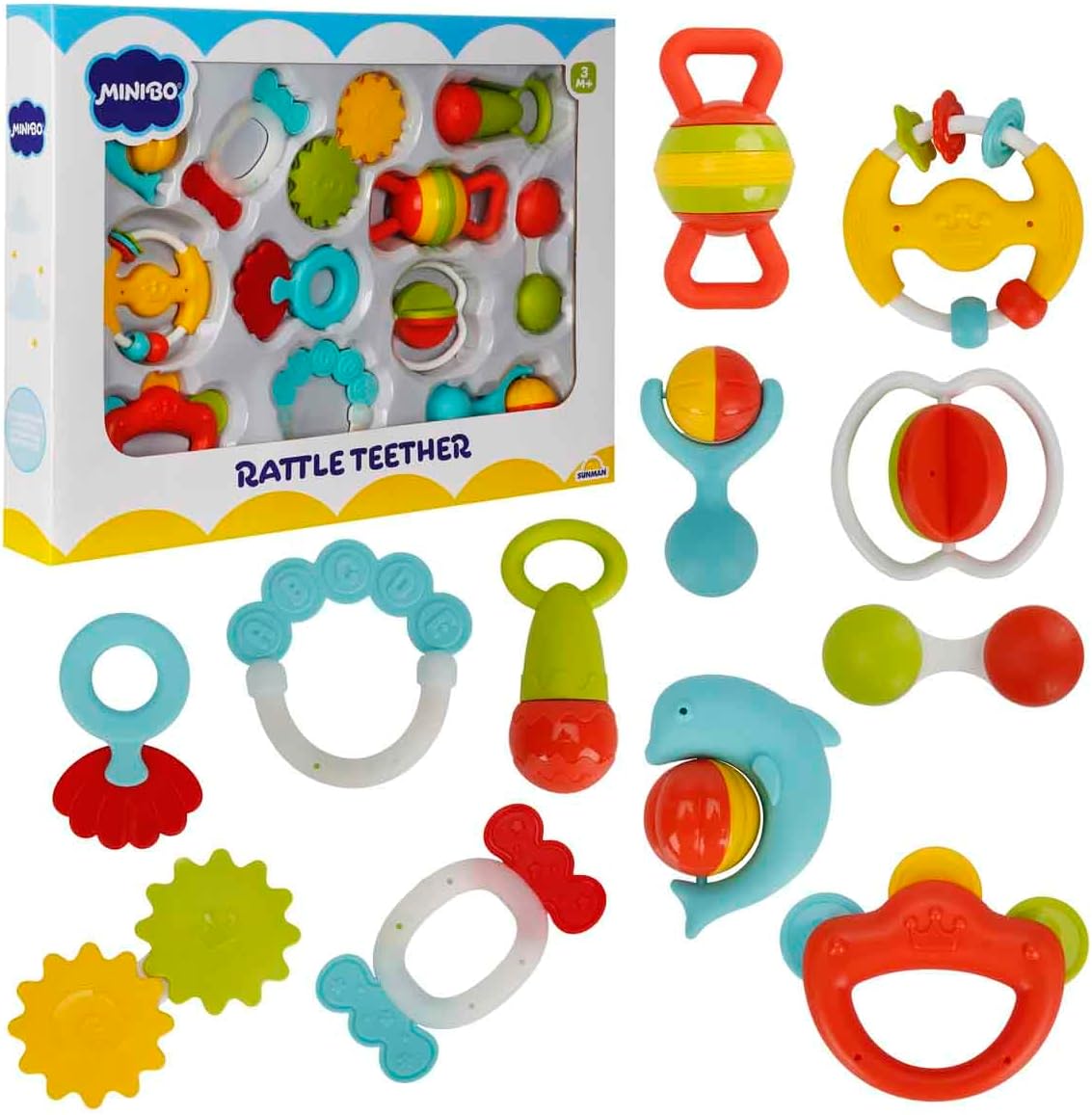 Çıngırak Ve Dişlik Set 12'li Büyük Kutu