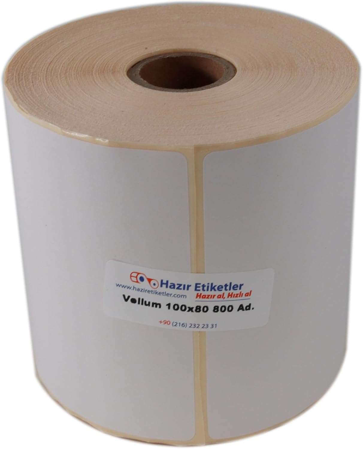 Rulo Etiket 100mm X 80mm 800 Adet 25mm Çapında