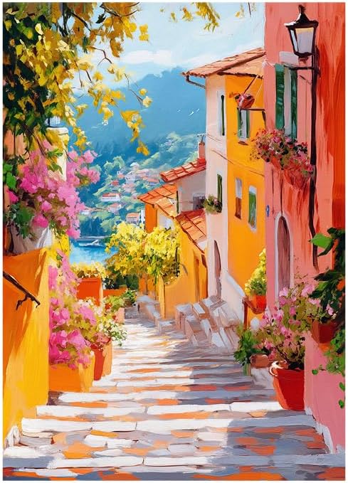 1000 PARÇA - MEDITERRANEAN STAIRS (AKDENİZ MERDİVENLERİ)