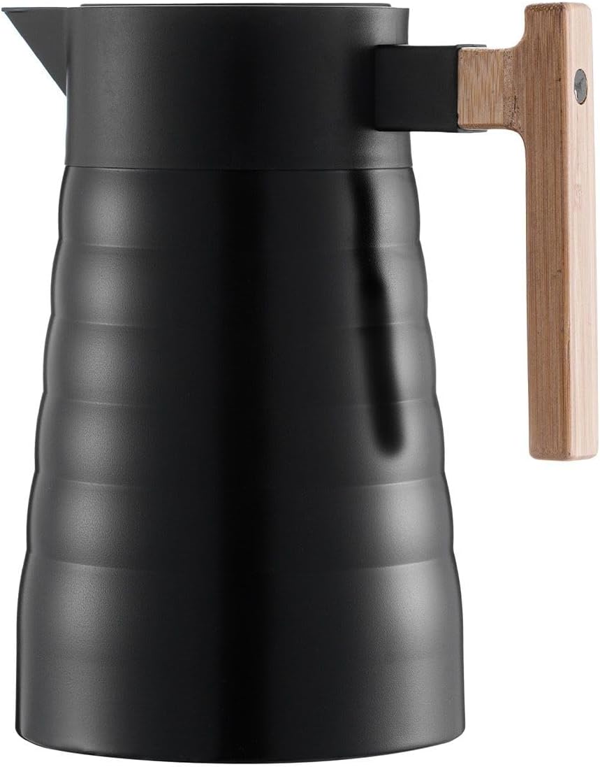 Emboss Siyah Termos 1.5 Litre