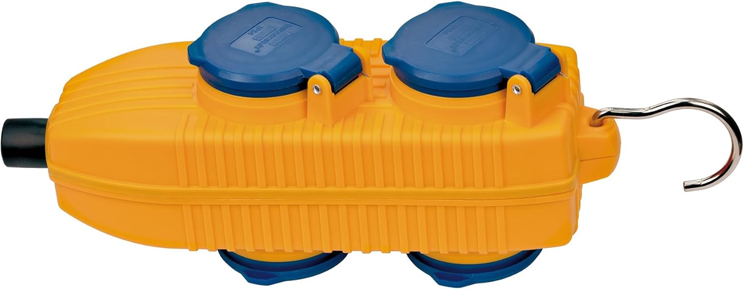 1081070010 priz PowerBlock 230 V/16 A IP54 4-kat, Sarı mavi