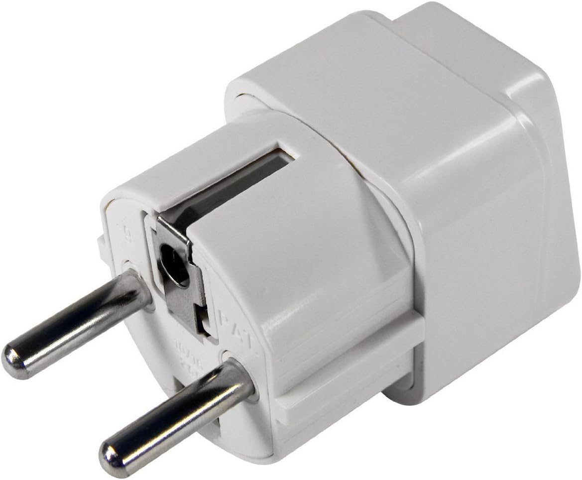 Evrensel Adaptör Seyahat Fişi Beyaz AB Normu - 250V AC 10~16A