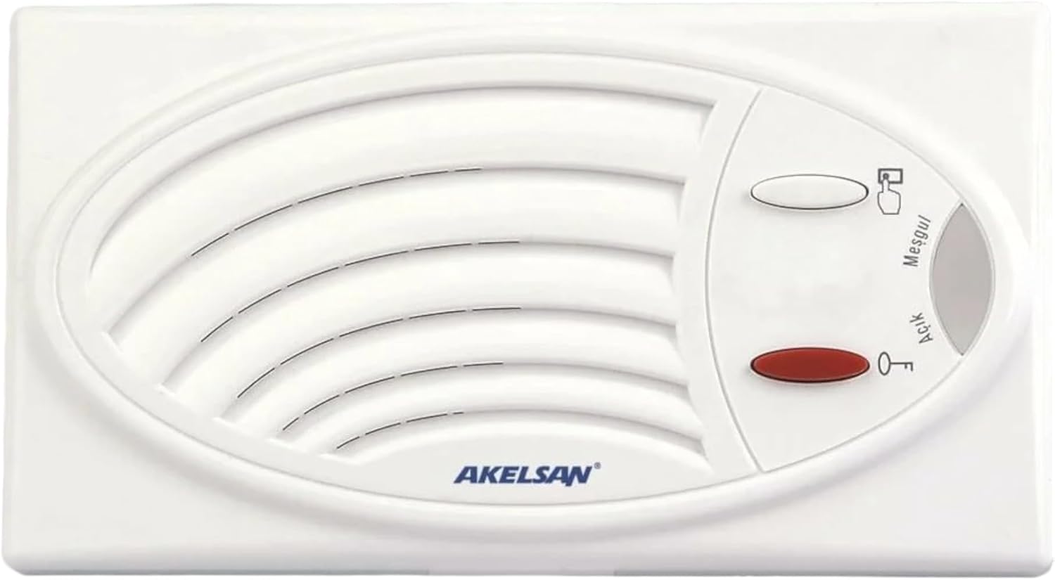 AK-501 Daire İçi Diafon Şubesi – Tek Tuşla Kapı Açma, Sesli İletişim, Duvar Tipi, Şık Beyaz Tasarım, Apartman Konuşma Sistemleri