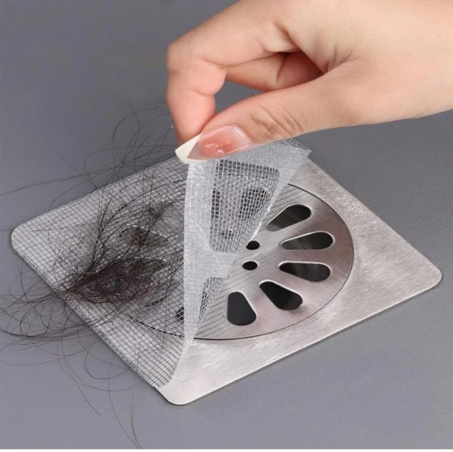 10 Tane, Banyo Gider Süzgeci, Paslanmaz Lavobo Süzgeci, Gider Kapağı, Sinekli, Böcek Önleyici