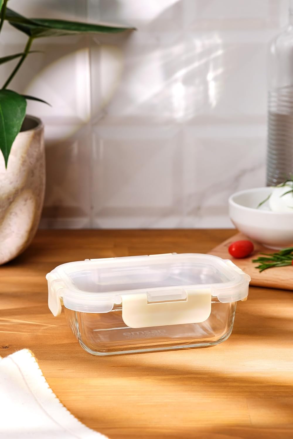 Soft 370 ml Borosilikat Saklama Kabı