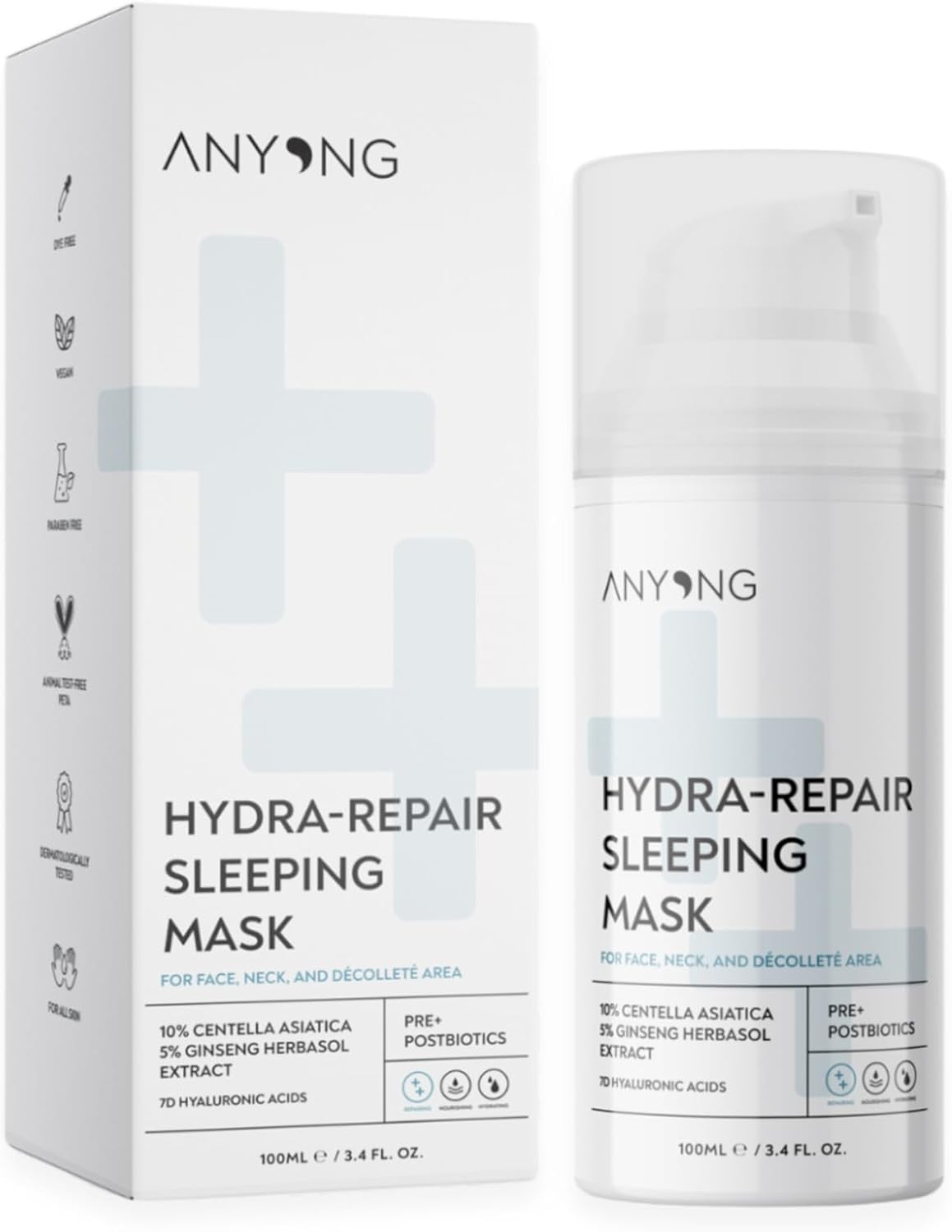 Anyong Bariyer Onarıcı, Yatıştırıcı Ve Nemlendirici Yüz Maskesi 100 ml/Ginseng & Centella (CİCA)