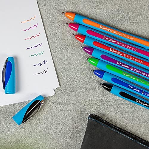 Tükenmez kalem Slider Memo XB, kapaklı model, 0,7 mm, turuncu