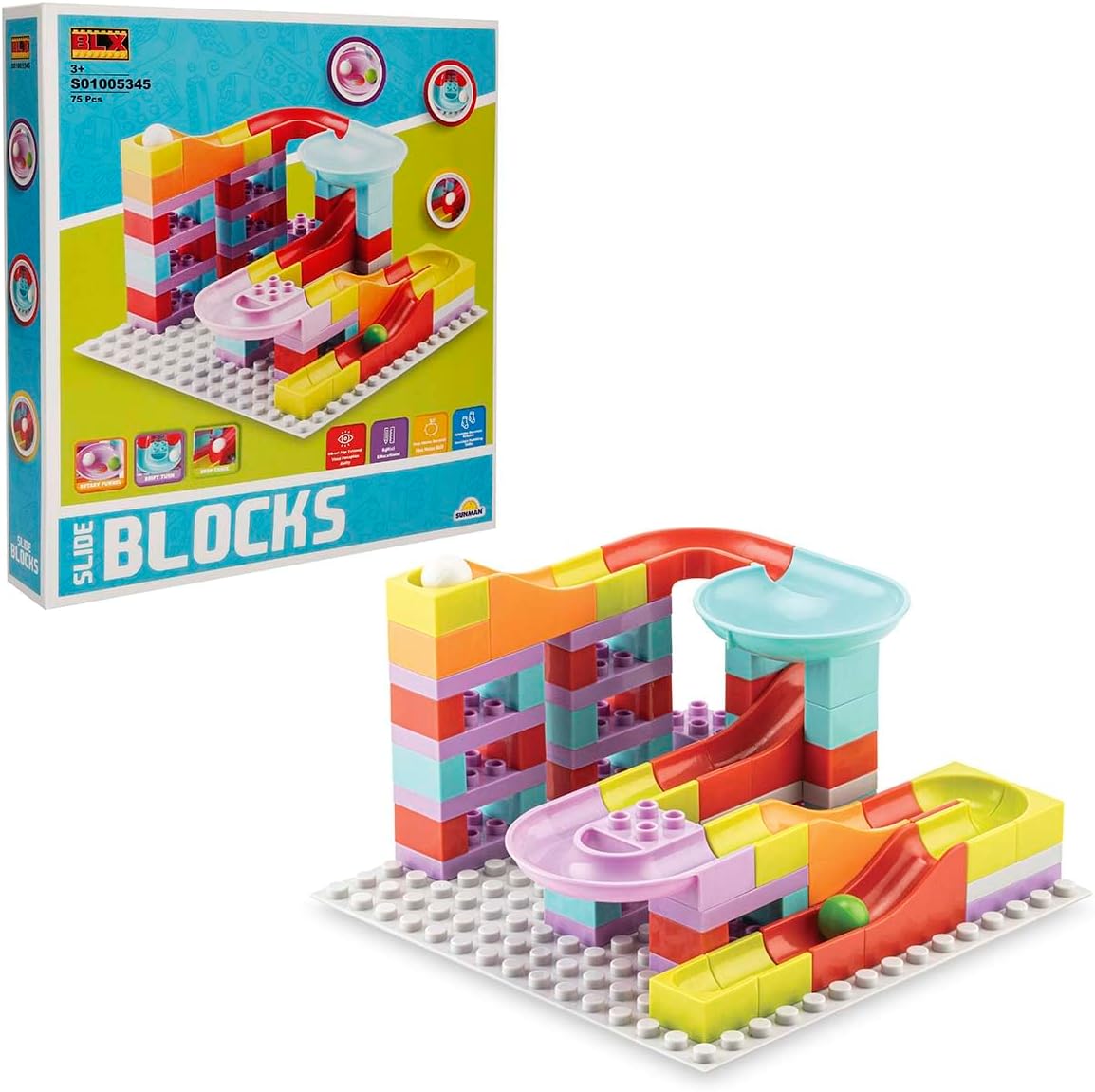 Slide Blocks 75 Parça