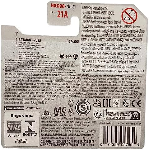 - Batmobile -: The Brave and The 4/5 - HKG98 - Short Card - DC - Comics - Mattel 2023