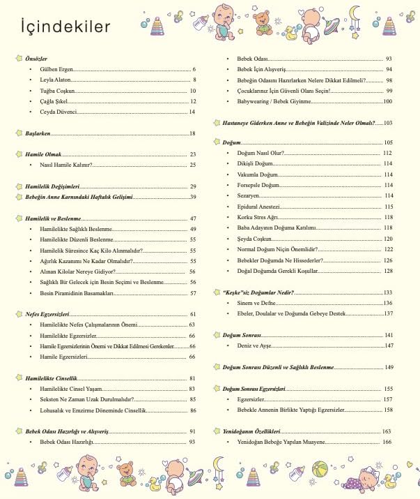 Hamilelik Doğum ve Bebek Bakım Kitabı