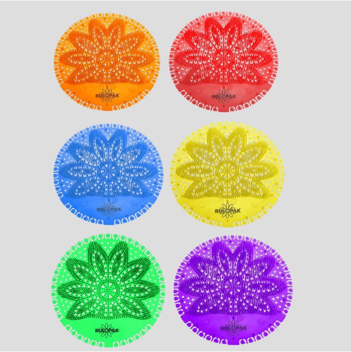 Pisuvar Süzgeci Koku Giderici 6'Lı Karma Paket (55Gr.Büyük Boy Logolu),1387