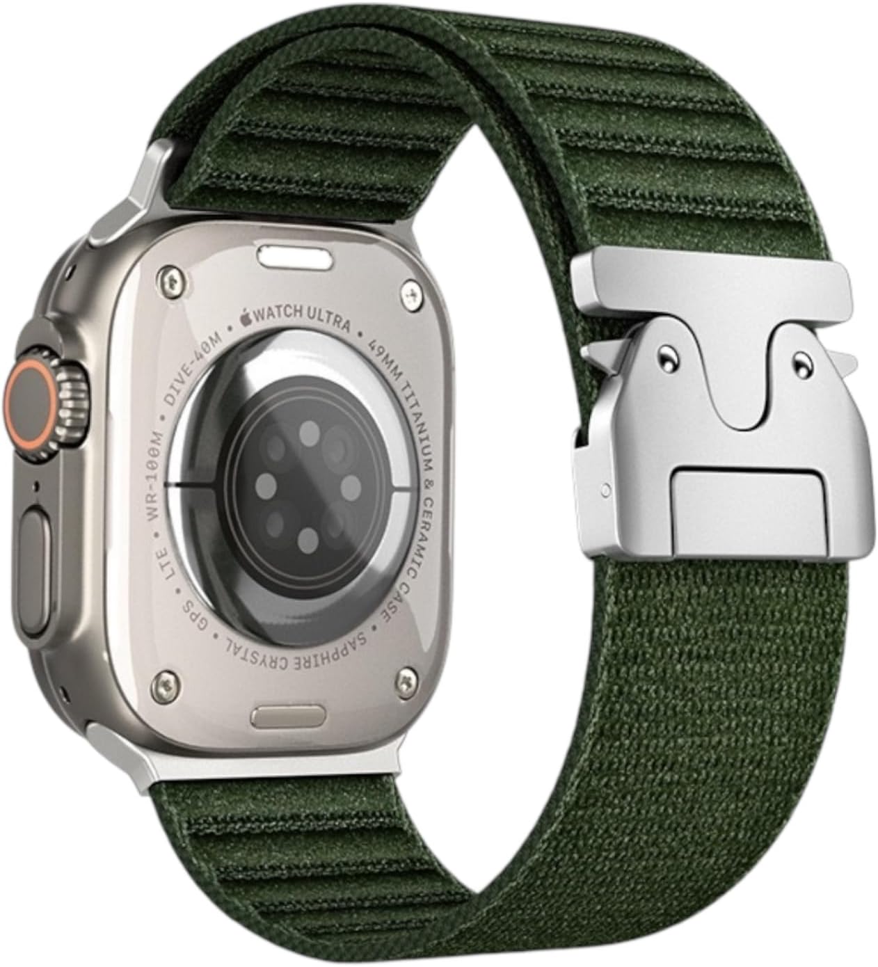 46mm Kayış, Metal Klipsli Toka, Örgü Kumaş