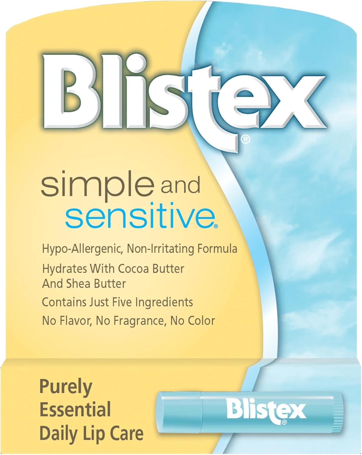 Blistex Sensitive - Hassas Dudaklar İçin Besleyici ve Nemlendirici Dudak Bakım Kremi 1 Adet