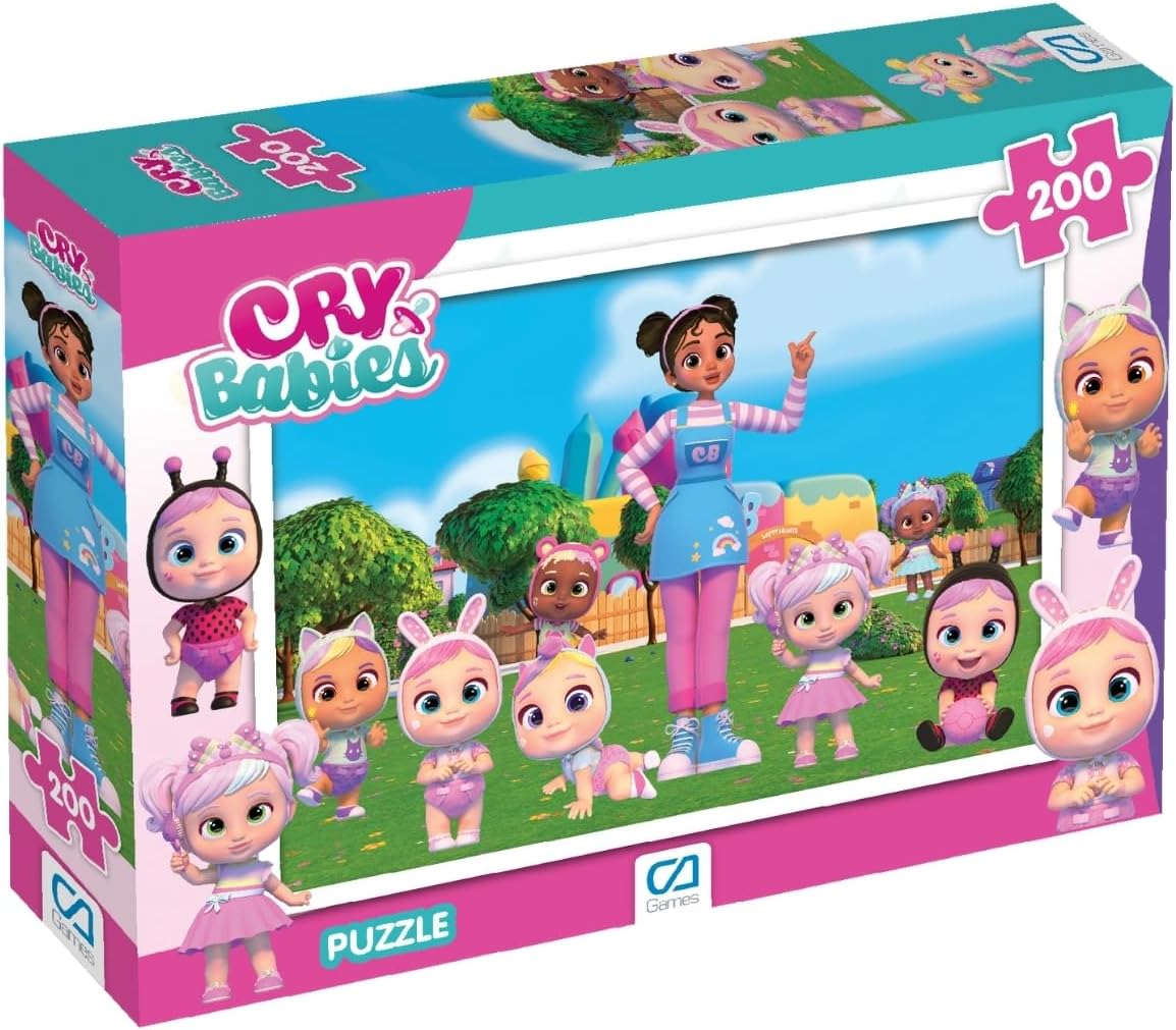 Cry Babies Lisanslı 200 Parça 33x48cm Çocuk Puzzle Yapboz Serisi