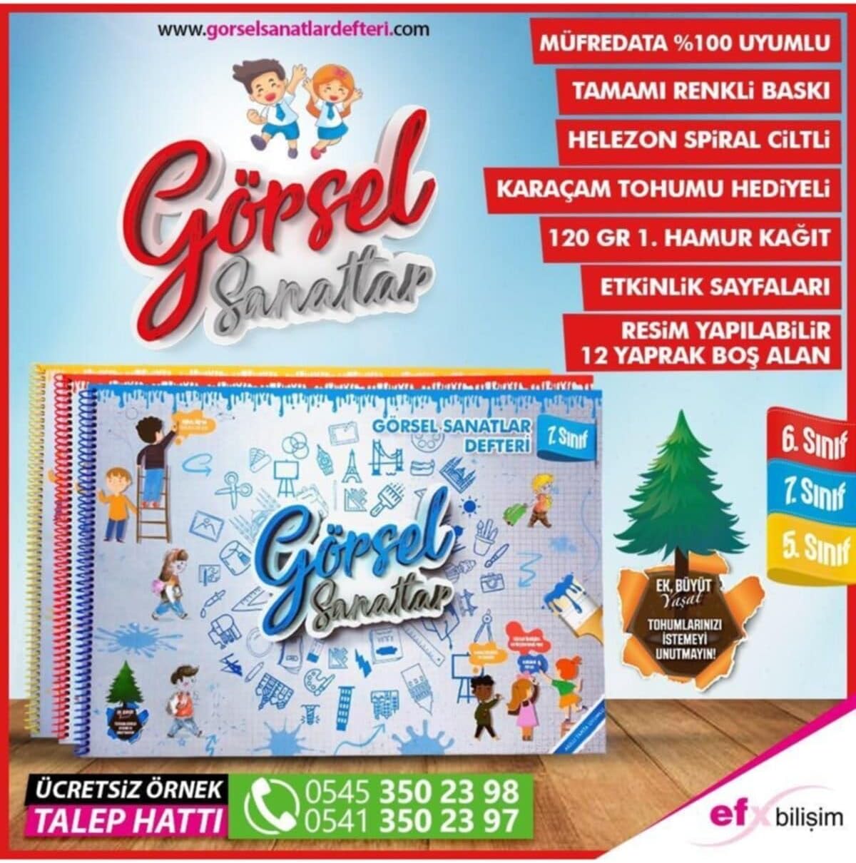 7. Sınıf Görsel Sanatlar Defteri