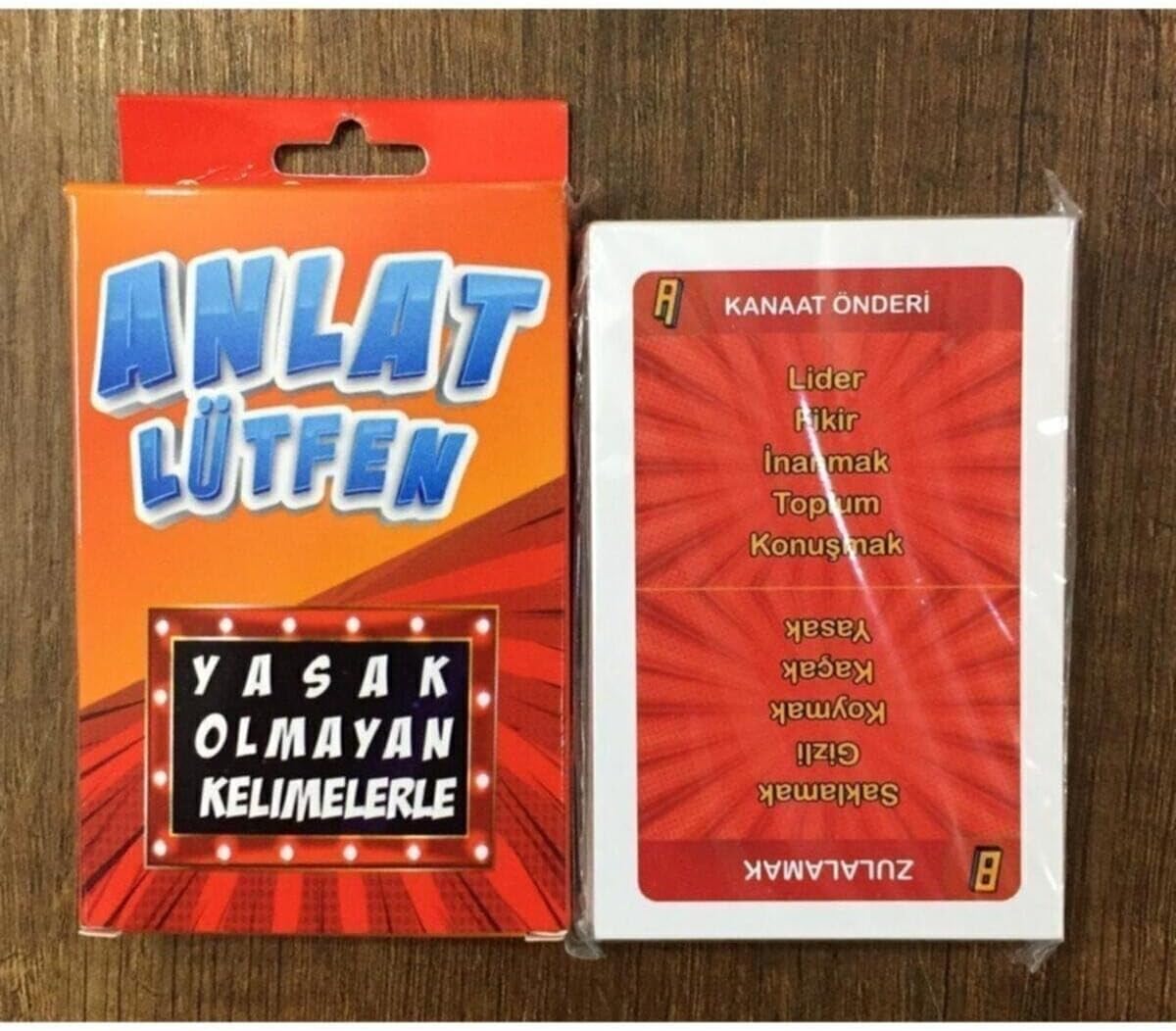 Anlat Lütfen Kelime Kartları bambmNM586