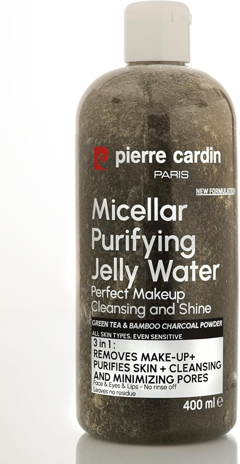 Pierre Cardin Gently Cleansing Micellar Water with Charcoal Powder & Green Tea-Makyaj Temizleme Suyu